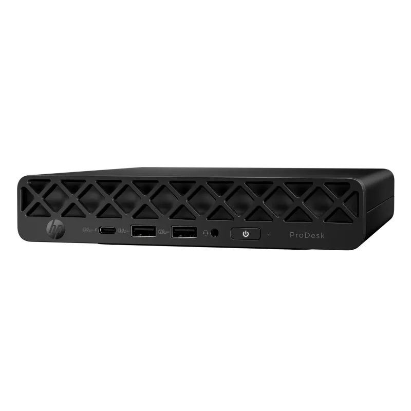 Mini-PC HP ProDesk 4 G1i AI — Intel Core Ultra 5 235T, 16 GB DDR5, 512 GB SSD, Windows 11 Pro, musta