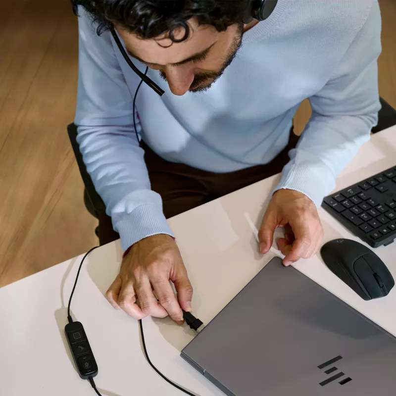 HP Poly Mission 425 stereo USB-kaapelikuulokkeet
