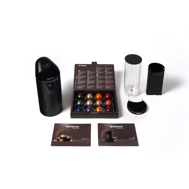 Espresso- ja kapselikeitin KRUPS Nespresso Vertuo XN903810 musta