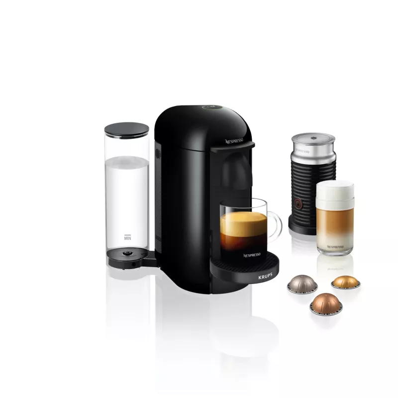 Espresso- ja kapselikeitin KRUPS Nespresso Vertuo XN903810 musta