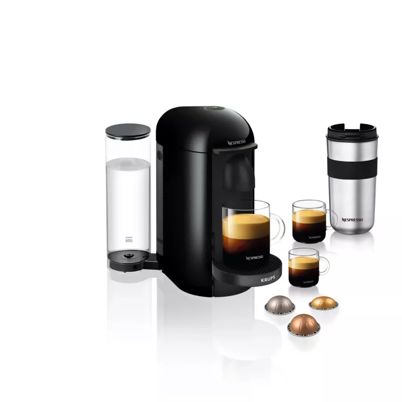 Espresso- ja kapselikeitin KRUPS Nespresso Vertuo XN903810 musta