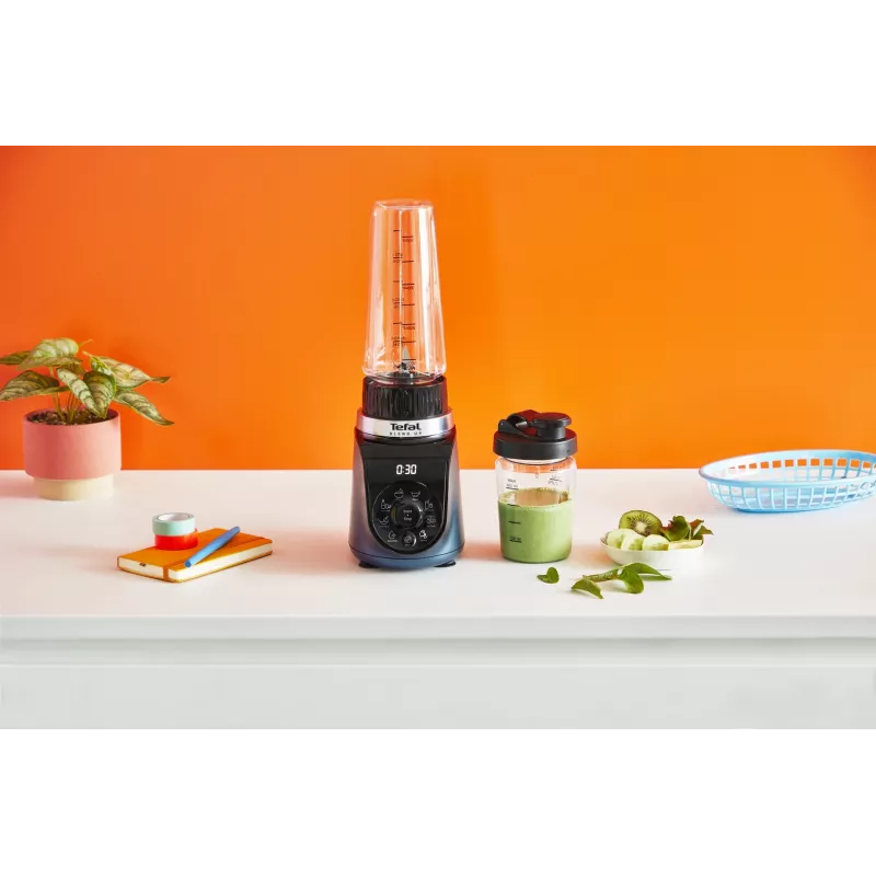 Tefal Blend Up BL19H4F0 sekoitin 0,85 L tehosekoitin 1000 W sininen, läpinäkyvä