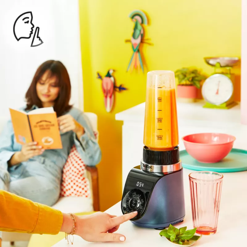 Tefal Blend Up BL19H4F0 sekoitin 0,85 L tehosekoitin 1000 W sininen, läpinäkyvä