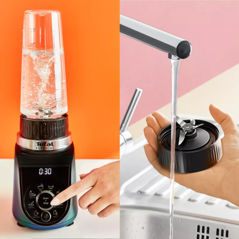 Tefal Blend Up BL19H4F0 sekoitin 0,85 L tehosekoitin 1000 W sininen, läpinäkyvä