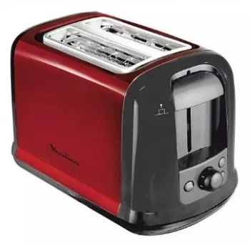 Leivänpaahdin Moulinex LT261D 2 viipaletta 850 W musta punainen