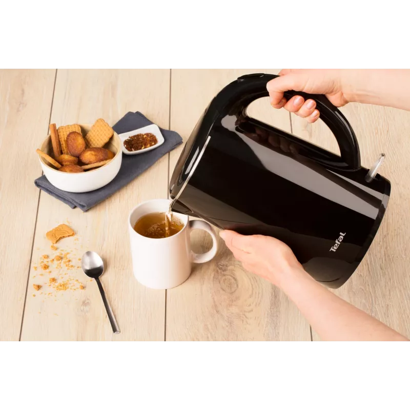 Tefal Safe'Tea KO2608 vedenkeitin 1,7 L 1800 W musta