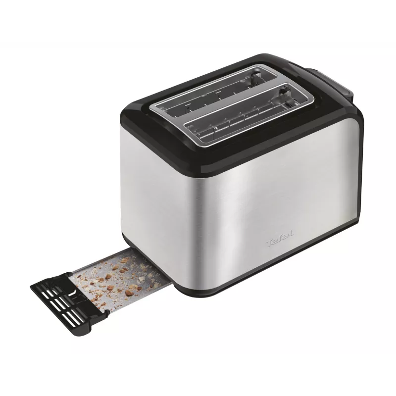 Tefal Express TT410D leivänpaahdin 7 2 viipaletta 850 W musta, ruostumaton teräs