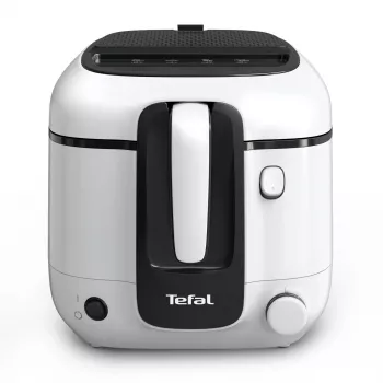 Friteerauskeitin Tefal Super Uno FR3101 – yksittäinen, 1800 W, 1,5 kg friteerauskapasiteetti, 2,2 l öljy, musta/valkoinen