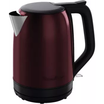 Vedenkeitin MOULINEX BY5S05E0 1,7 L 2400 W musta/burgundinpunainen ruostumaton teräs