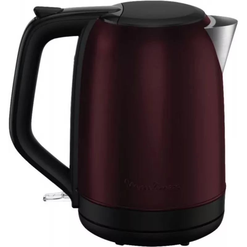 Vedenkeitin MOULINEX BY5S05E0 1,7 L 2400 W musta/burgundinpunainen ruostumaton teräs