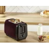 Leivänpaahdin MOULINEX LT5S05E0 — 2 viipaletta, 1300 W, ruostumaton teräskotelo, musta/punainen