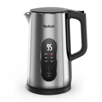 Tefal Selection KI871DE0 vedenkeitin 1,7 l 1500 W musta, ruostumaton teräs