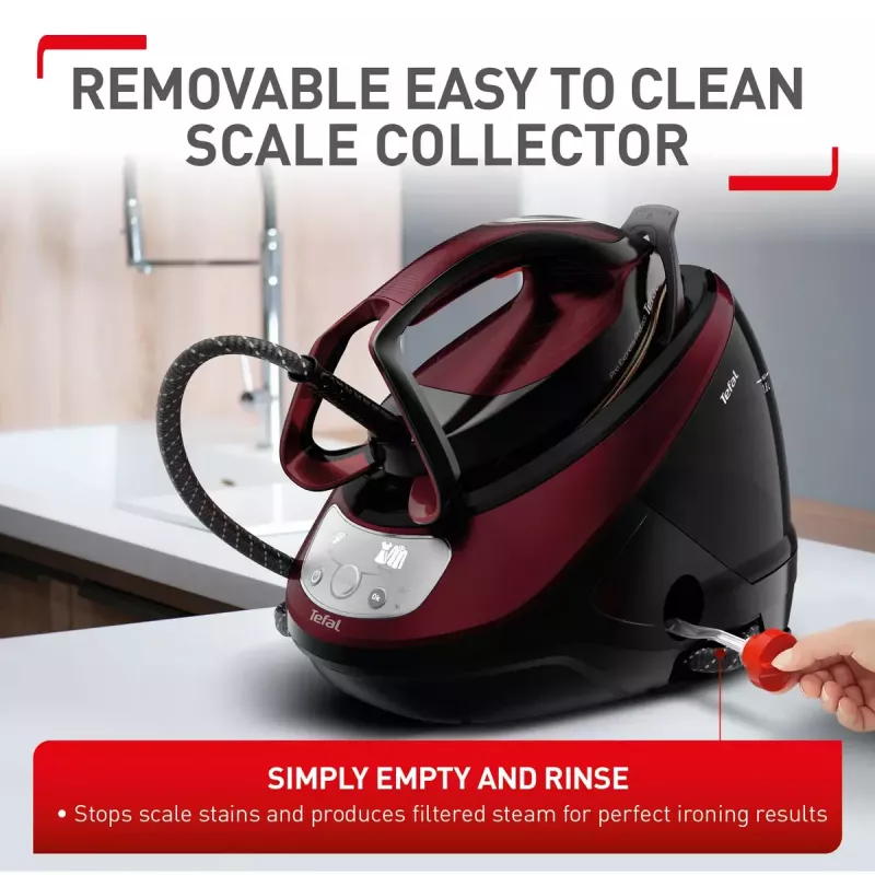 Tefal Pro Express Protect GV9230 2600 W 1,8 L musta, burgundi