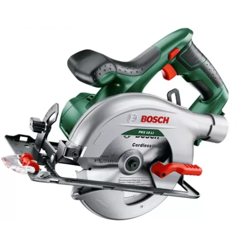 Bosch PKS 18 LI 15 cm musta, vihreä, ruostumaton teräs 3800 kierr./min