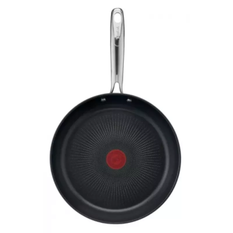 Yleispannu Tefal DUETTO+ G7320434 24 cm – ruostumaton teräs, PFOA-vapaa, musta
