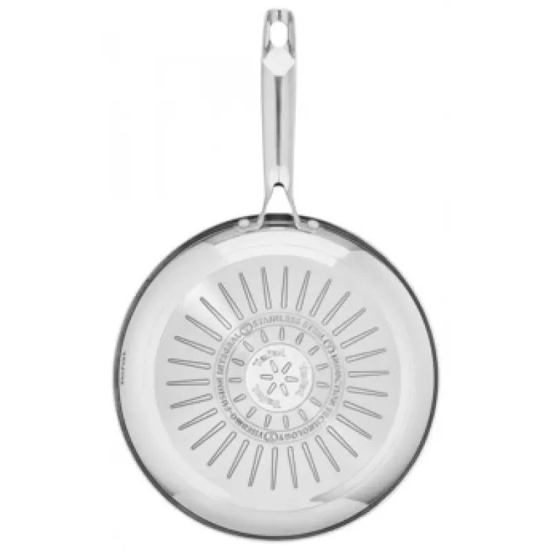 Yleispannu Tefal DUETTO+ G7320434 24 cm – ruostumaton teräs, PFOA-vapaa, musta