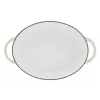 Tefal E25906 soikea beige valurautainen keittoastia, halkaisija 34 cm, soikea muoto