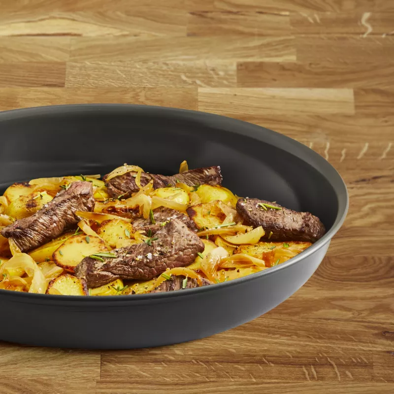 Tefal Change musta C4760625 paistinpannu yleispannu pyöreä