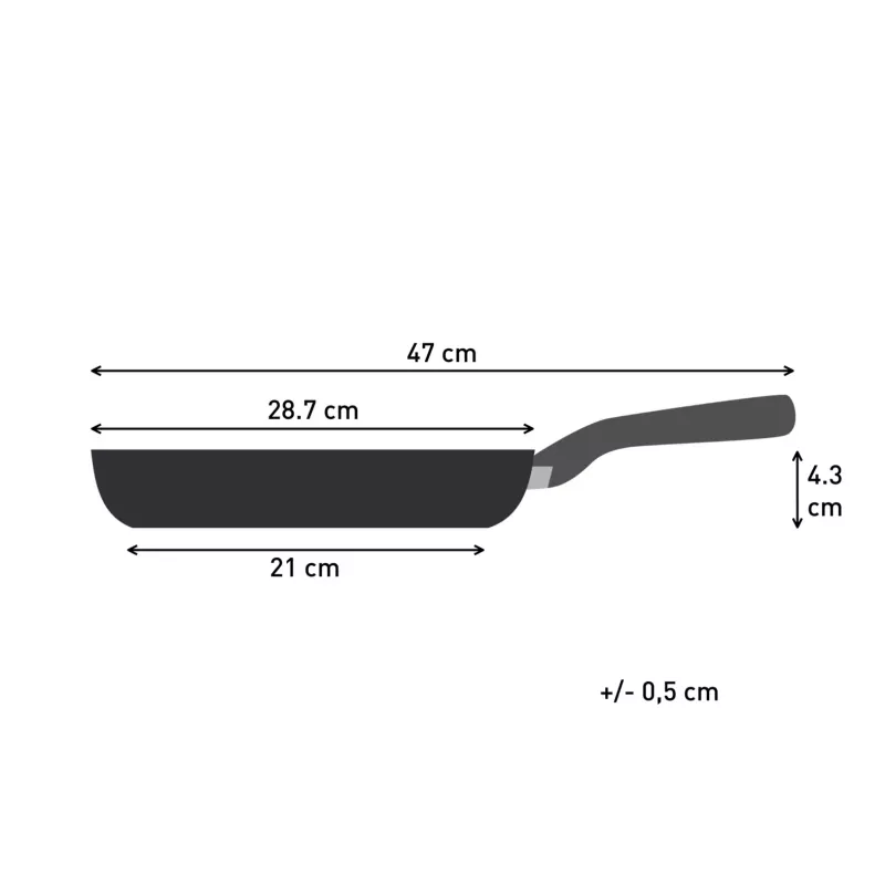 Tefal Change musta C4760625 paistinpannu yleispannu pyöreä