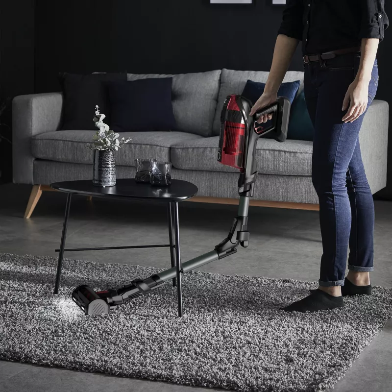 Rowenta RH98A8 2-in-1-akkupölynimuri pussiton 0,9 l 320 W punainen, harmaa