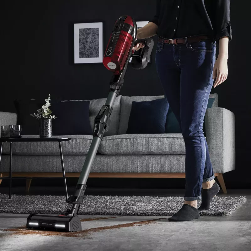 Rowenta RH98A8 2-in-1-akkupölynimuri pussiton 0,9 l 320 W punainen, harmaa