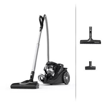 Rowenta Silence Force RO7935 lattiapölynimuri — 500 W, pussiton, sykloniteknologia, 2,5 l, HEPA, 59 dB