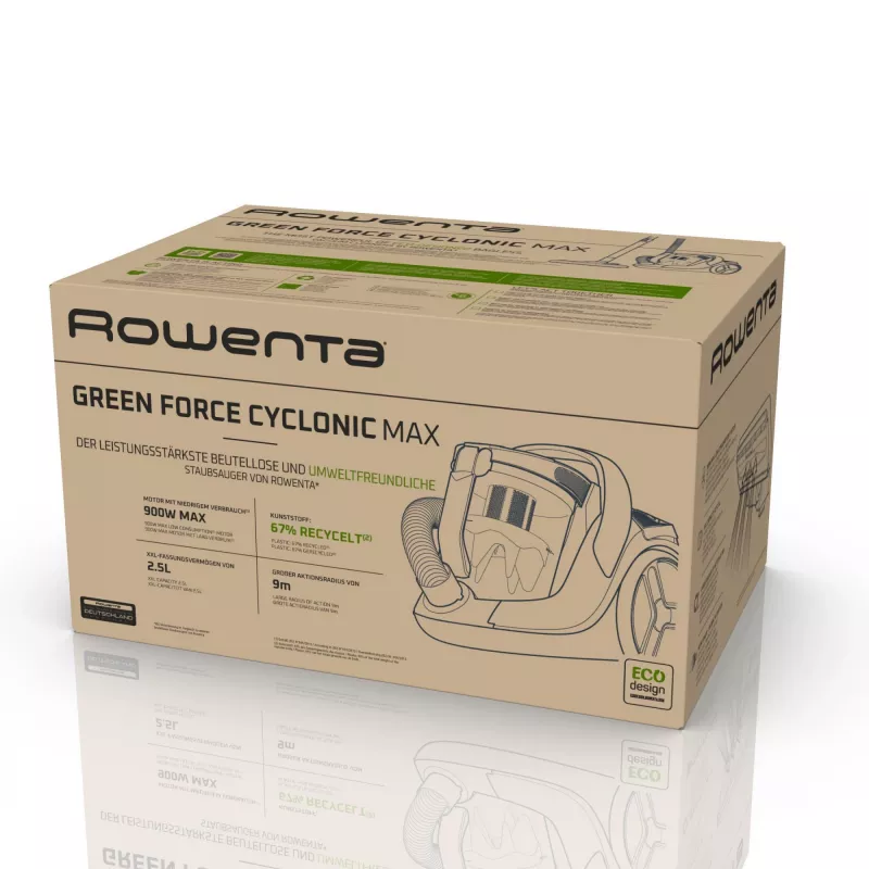 Rowenta RO7B12 2,5 l lattiapölynimuri kuiva 900 W pussiton
