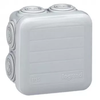 Legrand 092005 pistorasian suojakansi harmaa
