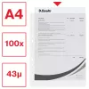 Esselte kirkkaat taskut A4 – Economy –, 210 x 297 mm (A4), läpinäkyvä, polypropeeni (PP), pysty, ylhäältä, 230 mm