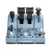 Thrustmaster TCA Quadrant Add-On Airbus Edition musta, sininen lentosimulaattori PC