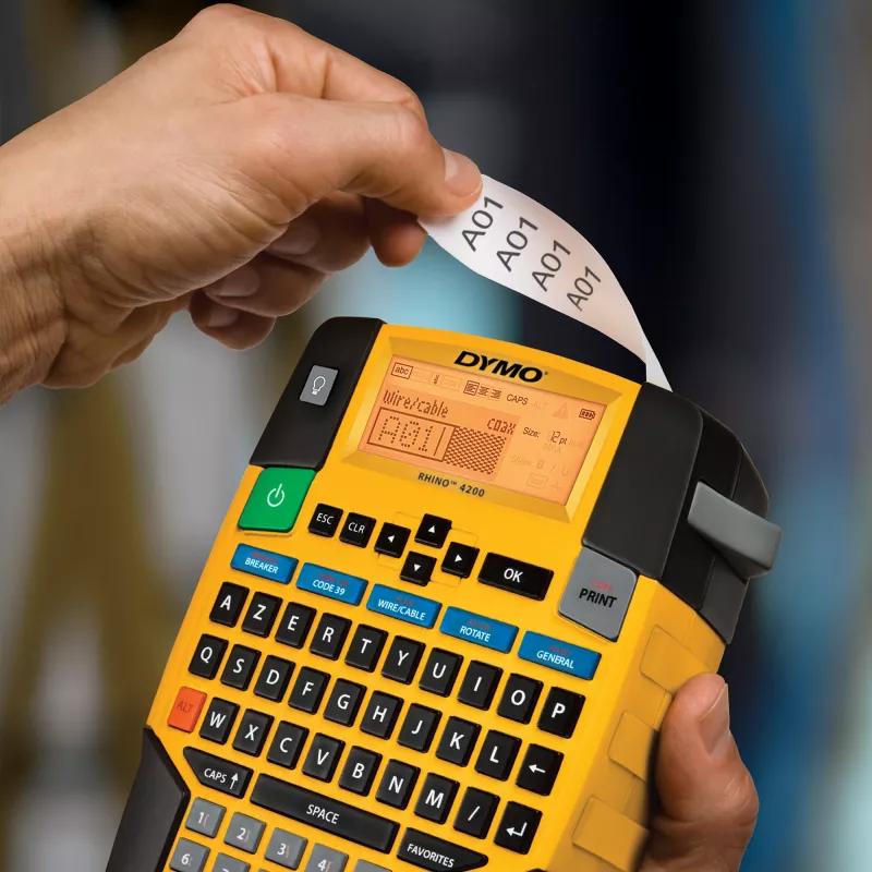 Tarratulostin DYMO RHINO 4200 Kit lämpösiirto AZERTY