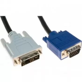 Hypertec 127711-HY VGA-kaapeli 3 m DVI-A VGA (D-Sub) musta, sininen, valkoinen