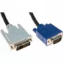 Hypertec 127711-HY VGA-kaapeli 3 m DVI-A VGA (D-Sub) musta, sininen, valkoinen