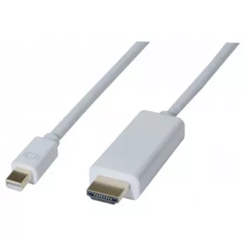 Hypertec 128418-HY videokaapeliadapteri 2 m Mini DisplayPort HDMI valkoinen
