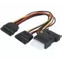 ATEN 147557 SATA-kaapeli 0,3 m SATA 15-pin 2 x SATA 15-pin + Molex (4-pin) eri värit, musta