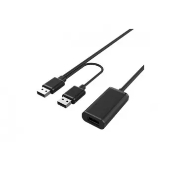 Hypertec 149221-HY USB-kaapeli USB 2.0 20 m USB A - 2 x USB A musta
