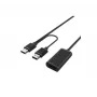 Hypertec 149221-HY USB-kaapeli USB 2.0 20 m USB A - 2 x USB A musta