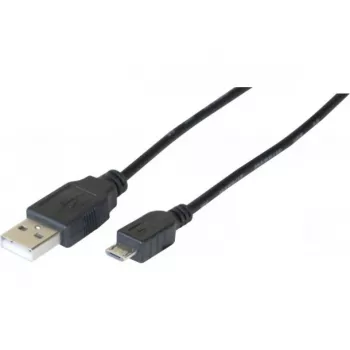 Hypertec 149690-HY USB-kaapeli USB 2.0 0,5 m USB A Micro-USB B musta