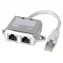 Verkkosplitteri Hypertec 252471-HY Cat5e ruostumaton teräs uros/naaras