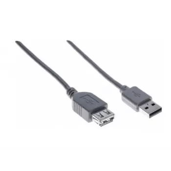 Hypertec 532411-HY USB 2.0 -jatkokaapeli, 0,6 m, harmaa