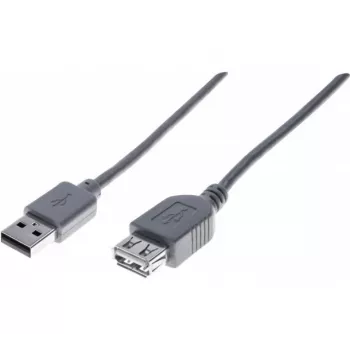 Hypertec 532414-HY USB-kaapeli USB 2.0 3 m USB A harmaa