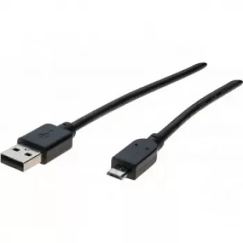 Hypertec 532452-HY USB-kaapeli USB 2.0 0,5 m USB A Micro-USB B musta