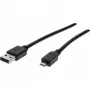Hypertec 532452-HY USB-kaapeli USB 2.0 0,5 m USB A Micro-USB B musta