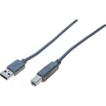 Hypertec 532512-HY USB-kaapeli USB 2.0 2 m USB A USB B harmaa