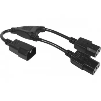 Hypertec 808430-HY virtakaapeli musta 0,3 m C14-liitin 2 x C13-liitin