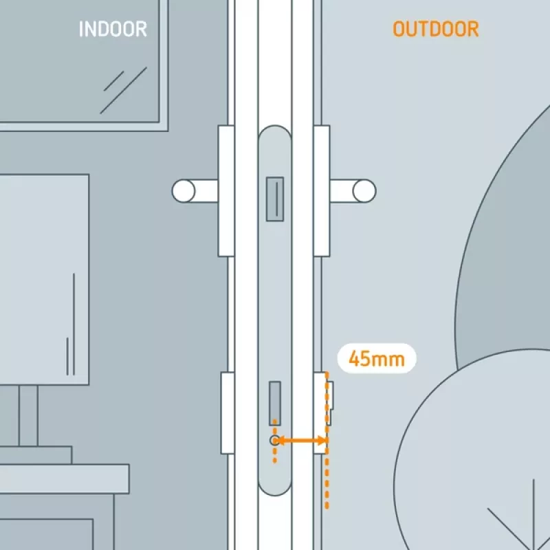Netatmo NDL-E45 älylukon tarvikkeet laajennussarja