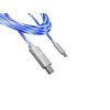 Oniverse Micro-USB-latauskaapeli LED-valolla – 2 metriä – valkoinen (Multiplatform)