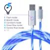 Oniverse Micro-USB-latauskaapeli LED-valolla – 2 metriä – valkoinen (Multiplatform)