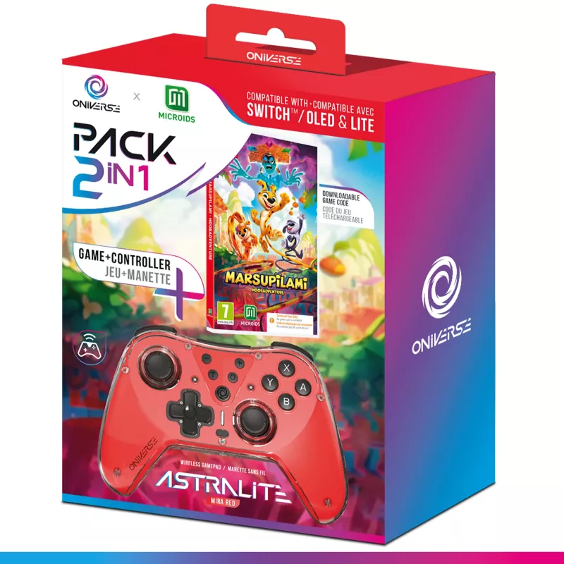 Oniverse Code in Box -paketti Marsupilami + ohjainyksikkö (Switch - PC - Mobile)