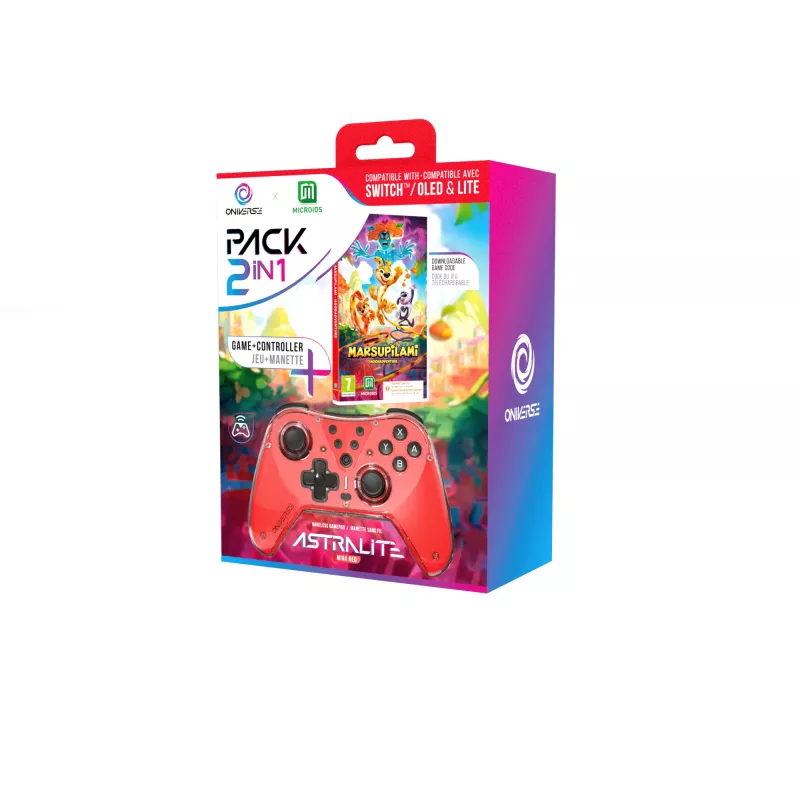 Oniverse Code in Box -paketti Marsupilami + ohjainyksikkö (Switch - PC - Mobile)
